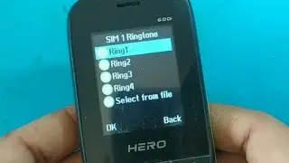 How To Change Ringtone In Lava Hero 600 / Lava Hero 600 Ringtone Setting