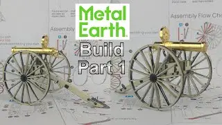 Metal Earth Build - Wild West Gatling Gun - Part 1