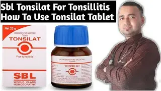 Sbl Tonsilat Tablets For Tonsillitis 