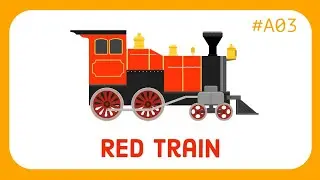Building Red Steam Train on Labo Brick Train Game for Kids | Make Red Steam Train #LaboBrickTrain