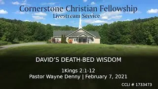 DAVID&rsquo;S DEATH-BED WISDOM