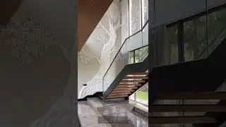 SSDA Architects: The Dramatic Staircase at Plumeria House - Light & Art in Motion #lightsandshadows