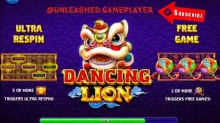 CA$H FRENZY Slot DANCING LION 🦁 #cashfrenzy #slot #slotscasinogames #casinogame #casino#casinoslots 