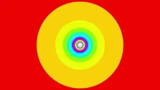 Rainbow round tunnel - simple HD animated background #60