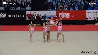 Rítmica Santomera (MUR) - Subcampeonas de España - Benjamín - Zaragoza 2024