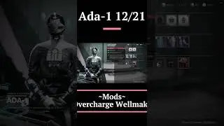 Ada-1 Mods Today 12/21 | Destiny 2