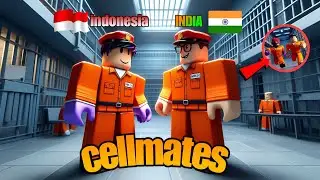 Roblox prison escape 🇮🇩 indonesia vs 🇮🇳 india | funny interview cellmates 