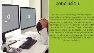 The Role of Technology in higher education 