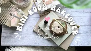 Mini Bedroom Makeover, Vanity table redecoration, tiny life reset | aesthetic silent vlog 【中文字幕】