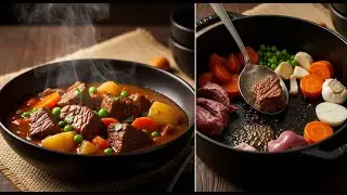 Hearty Beef & Vegetable Stew 🥕 Fall Apart Tender