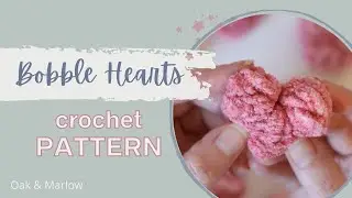 Bobble Hearts Crochet Pattern