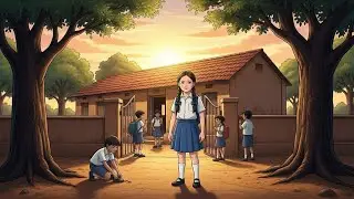 Village Girl Morning Routine 🌥️ | Tiffin + Braiding Hair + School Prep | Indian Ghibli Vibes