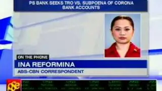 Ина Реформина сообщает, как PS Bank добивается TRO против повестки в суд по счетам банка, пострад...