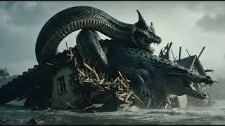 Monster Apocalypse: When the Titan Serpent meets the Emperor Crocodile, the city falls to ruin!
