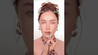 2015 or 2025 ? ✨ #makeuptutorial #makeuphacks #makeup #makeuplover #hacks #lipstick #lips #lipgloss
