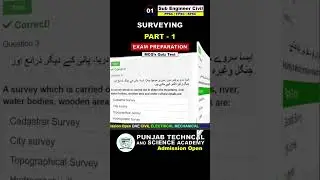 Surveying - Part 1 - PPSC exam preparation Sub Engineer Civil
