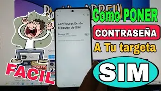 COMO Ponerle una Contrase&ntilde;a a TU Targeta SIM | Bloquear SIM CARD Poner Contrase&ntilde;a