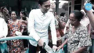 Bantuan Air Bersih oleh Edhie Baskoro Yudhoyono