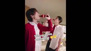 #pondphuwin being student again in #cocacola commercial☺️☺️☺️