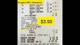 Krogers 90% thanks @TheFreebieGuy #dependableangelservices
