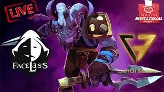 Faceless vs Clutch Gamers Game 2 Live - Winners Finals bo3 - Mr. Cat Invitational Season 2