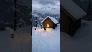 Remote Survival &bull; Living in a Small Mountain House #mountains