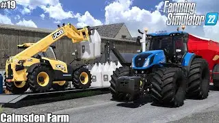 Buying New Holland T7.315 and Spreading LIME│Calmsden Farm│FS 22│Timelapse 19