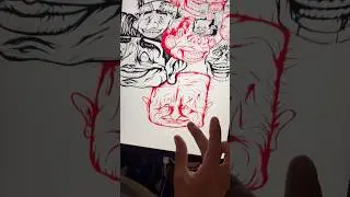 Drawing on endless paper📝#guttercolors #art#arte #endlesspaper #doodles #doodleart #characterdesign