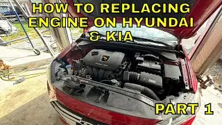 2014-19 Hyundai Elantra Replacing Engine Part 1