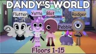 DANDY'S WORLD with Cozy Pink Blot & Guess What I Eat Yatta! Floor 15 #dandysworld
