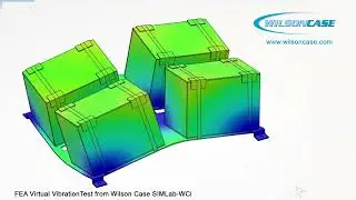 FEA Virtual Random Vibration Analysis from Wilson Case SIMLab-WCi