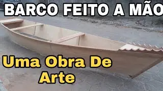 BARCO FEITO DE  COMPENSADO- VEJAM QUE TRALHO BONITO