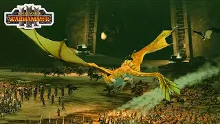 Total War Warhammer -  Fight Comparison: High Elves Vs Lizardmen  - Cinematic Battle