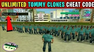GTA Vice City Unlimited Tommy Cheat Code | GTA Vice City Tommy Clones Cheat Code