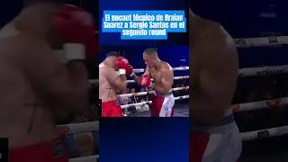 &iexcl;El nocaut t&eacute;cnico de Braian Suarez a Sergio Santos!