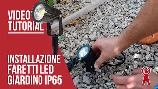 Installazione Faretti LED Giardino