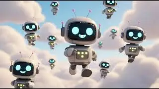 Tiny Robots Turn On! | Cute Robot Dance Song for Kids
