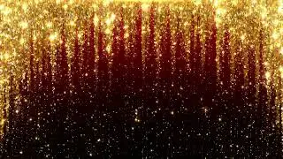 Christmas Golden Sparkles &ndash; 10H 4K Festive Background | Holiday Ambience