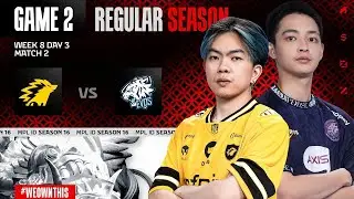 Mobile Legends Bang Bang | MPL ID Season 16 | Onic vs Evos | Game 2