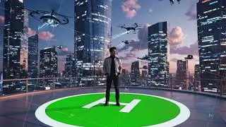 Futuristic Green Screen Backgrounds: Sci‑Fi City, Space, Cyberpunk & Future World