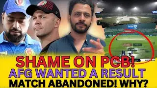 Shocking Mismanagement by PCB! Afg vs Aus Match Abandoned Due to Poor Ground Facilities!