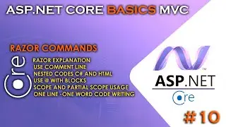 ASP.NET CORE BASICS - MVC | How to code CSHTML file using Razor Technology and HTML #10
