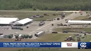 Immigration detention facility dubbed &lsquo;Alligator Alcatraz,&rsquo; opens Tuesday in Florida Everglades