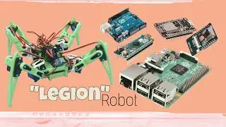 Legion Mark 1 : Gyro Stabilized Spider Robot || Raspberry Pi , Arduino project