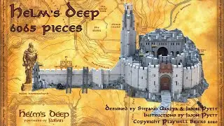 Helm's Deep UCS Scale - Custom Lego design