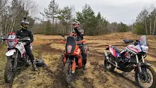 Ready for Rally Dakar? Tenere 700 & KTM 950 Adventure offroad training