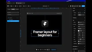 Framer layout for beginner