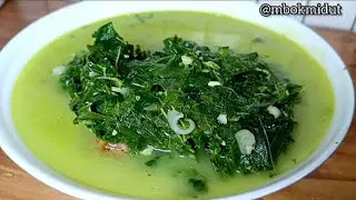 Mashed Cassava Leaf Vegetables Are Savory and Green for Hours
