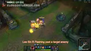 Lee Sin Ultimate and Flash Mechanics
