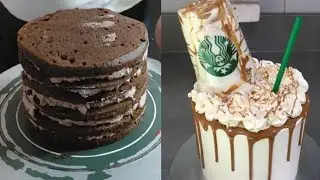 Amazing Starbucks Cake Ideas | Starbuck Coffee Cake | Chocolate Cake Decoreting